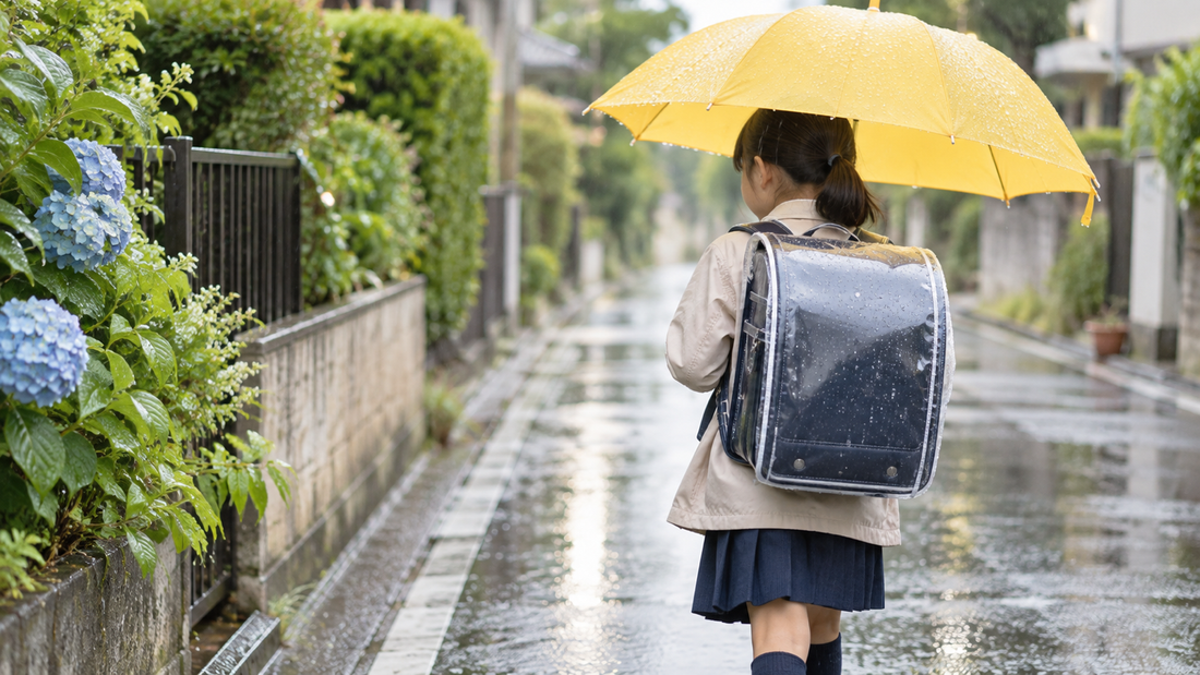雨の日のランドセル対策｜濡れたときのお手入れとレインカバーの使い方